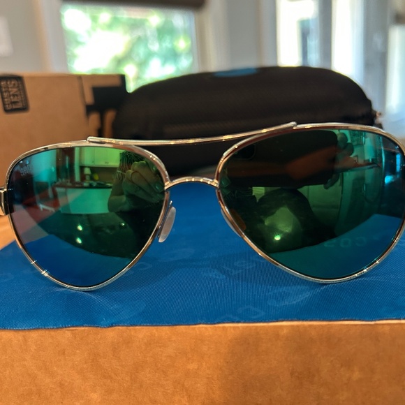 COSTA 580 Loreto T Yellow Gold Metal Woman Sunglasses - NEW - Picture 1 of 11